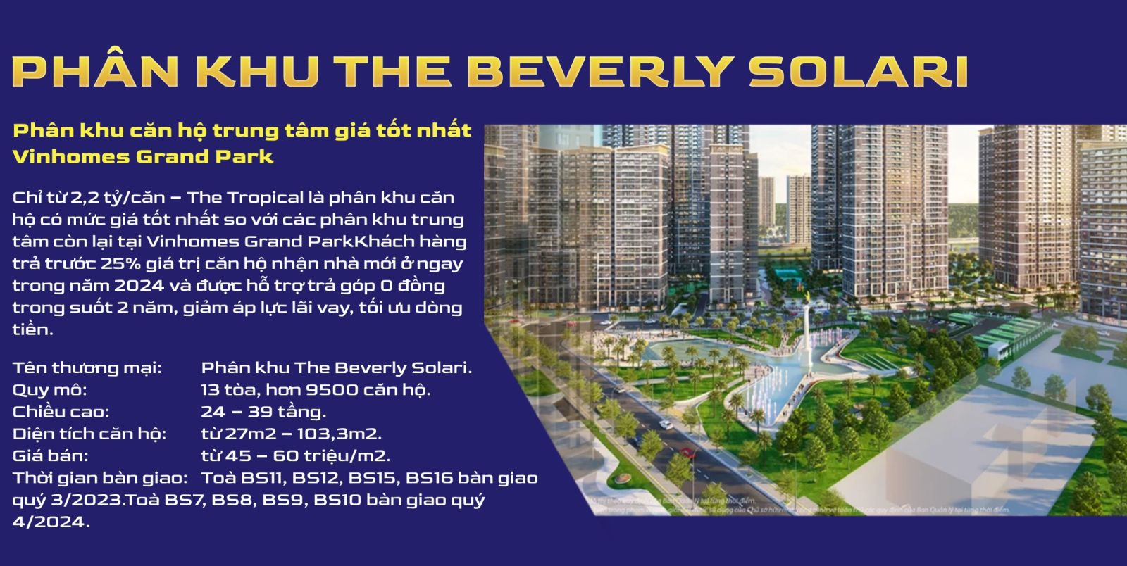 Phân khu The Beverly Solari