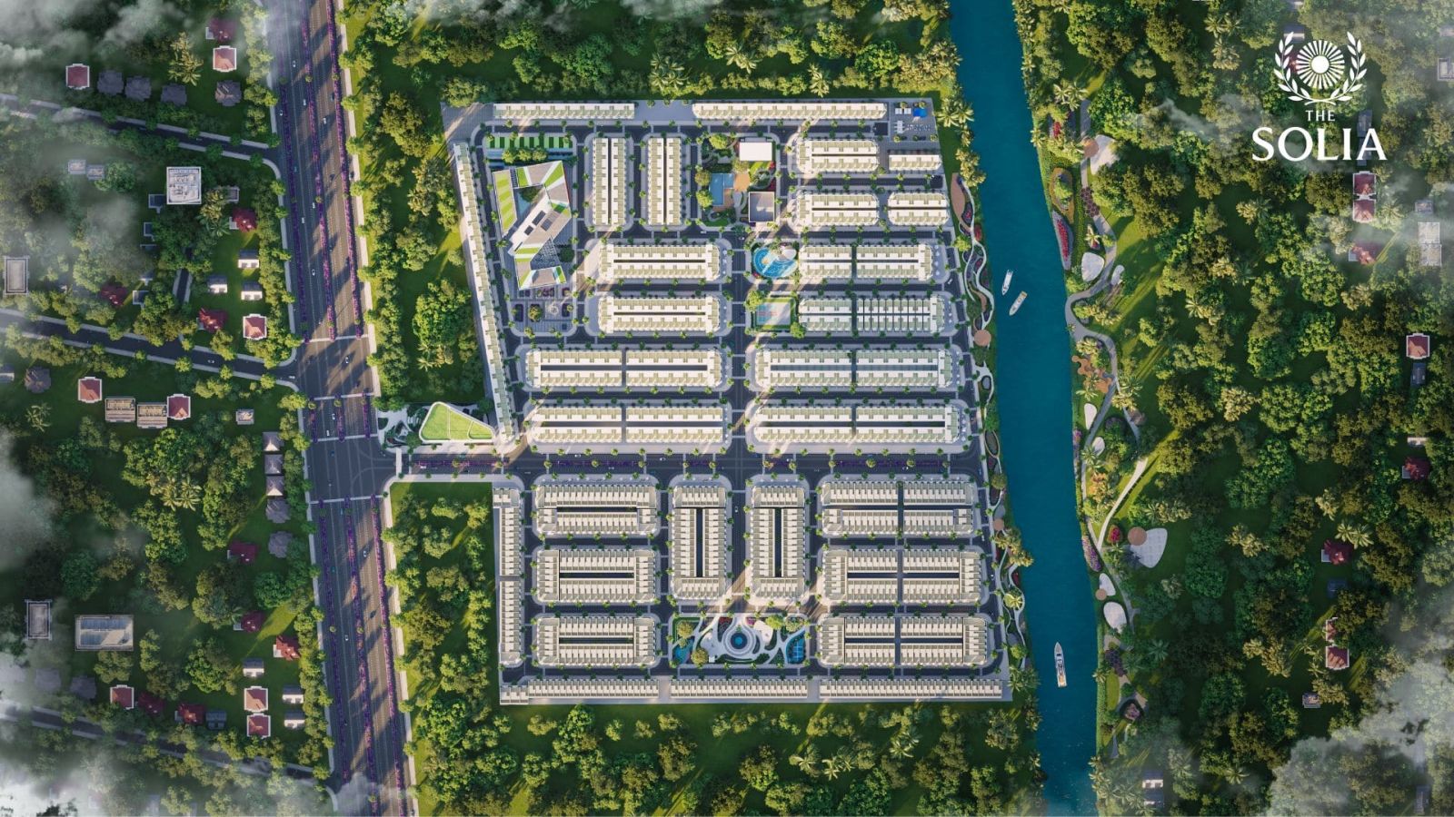 Vị trí đất nền The Solia