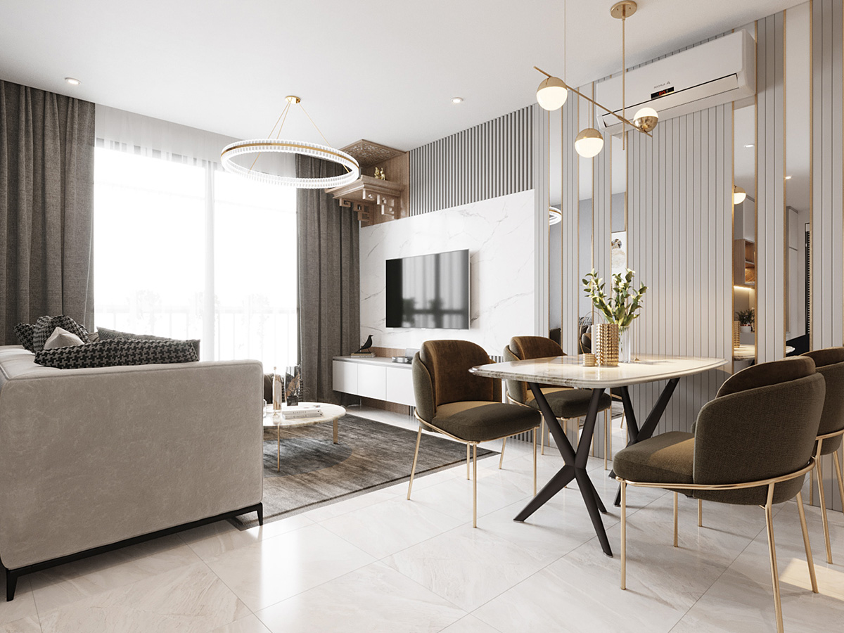 Mẫu nhà mẫu dự án Vinhomes Hóc Môn