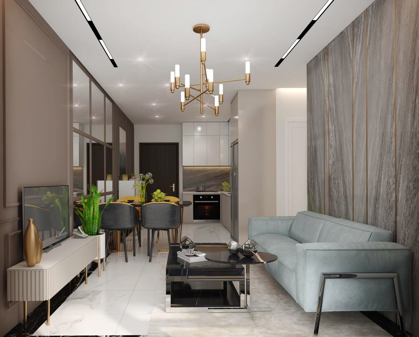 Mẫu nhà mẫu dự án Vinhomes Hóc Môn