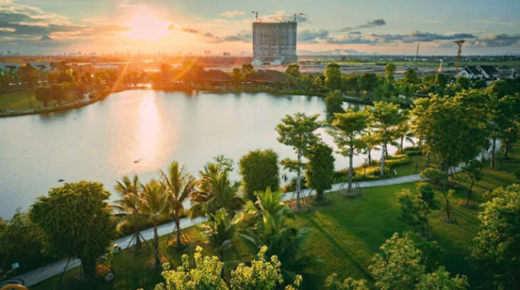 Hồ Sinh Thái Tại Nội Khu Ecopark Long An
