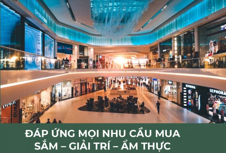 Đáp ứng nhu cầu mua sắm và giải trí