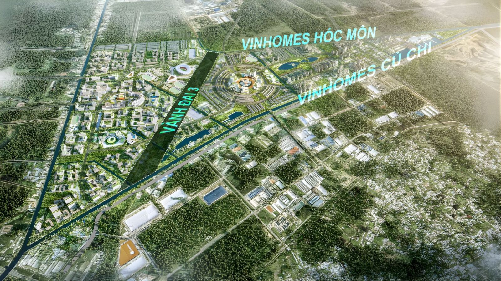 Mặt bằng dự án Vinhomes Hóc Môn