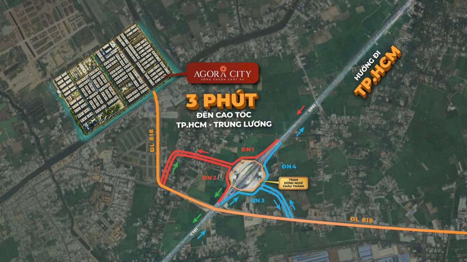 Vị trí dự án Agora City