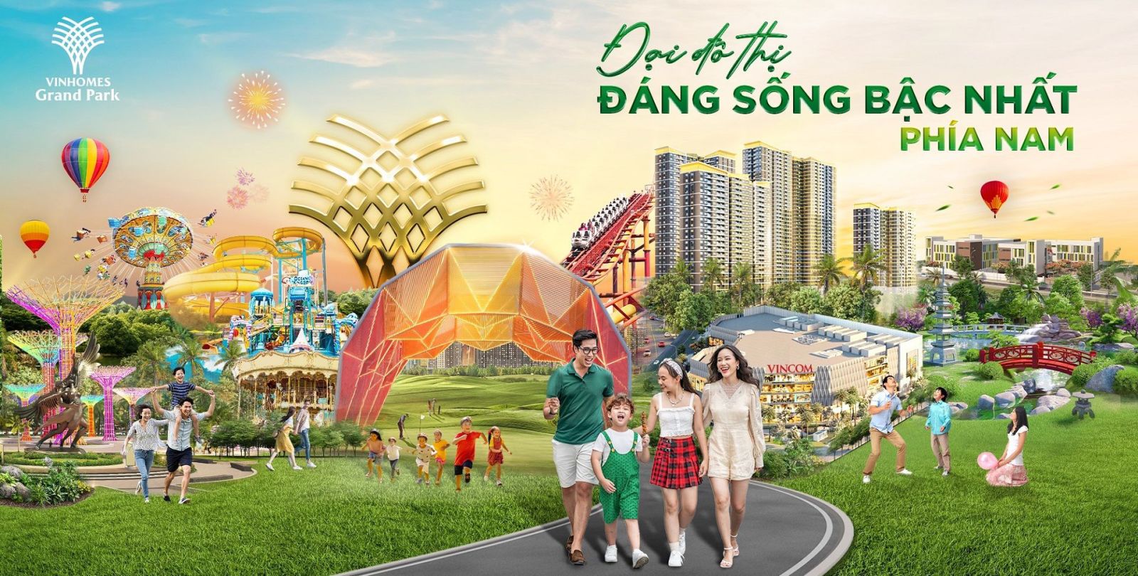 Vinhomes Grand Park khu đô thị đáng sống bậc nhất phía nam